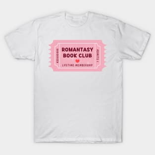 Romantasy book club - floral ticket T-Shirt